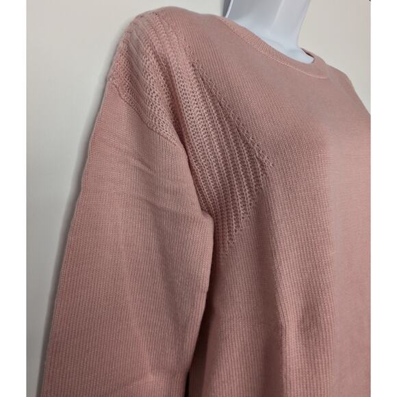 Stitches + Stripes Pink Wool Blend Sweater For Revolve - Picture 6 of 9